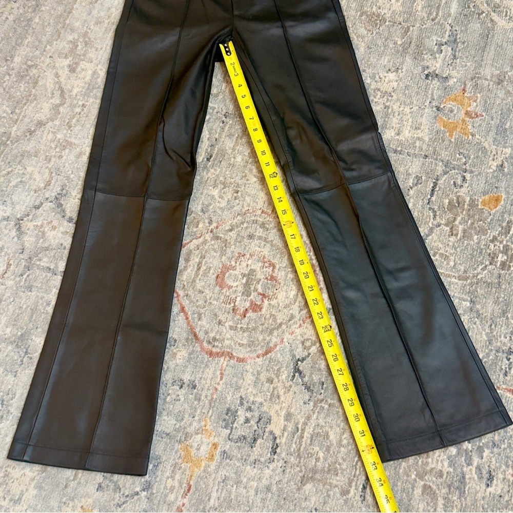 NWT RtA Luana Black Leather Trousers Sz S - Picture 5 of 7